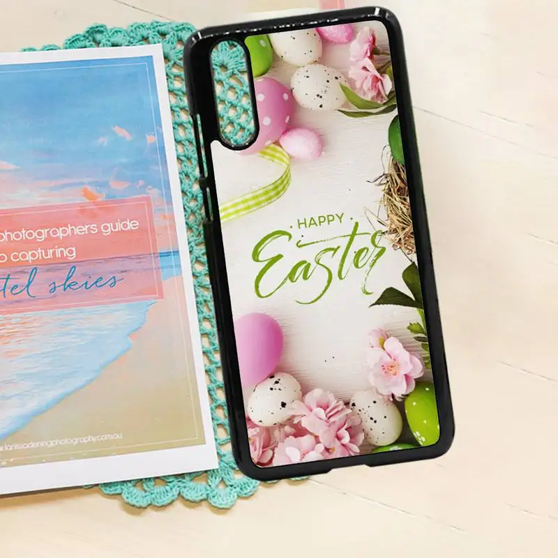 

Easter Holidays Egg Bunny pattern high quality Phone Case shell PC for iPhone 11 12 pro XS MAX 8 7 6 6S Plus X 5S SE 2020 XR