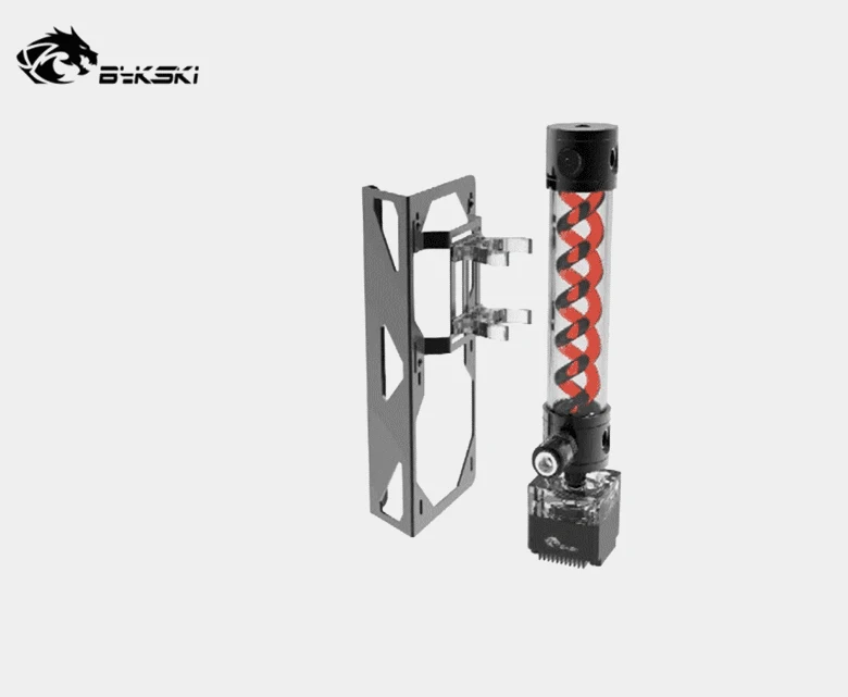BYKSKI Silver 150/200/260 мм X 50 мм Диаметр цилиндрический дизельный двигатель с водяным охлаждением бак Алюминий сплав Хладагент+ акриловый G1/4 резервуар