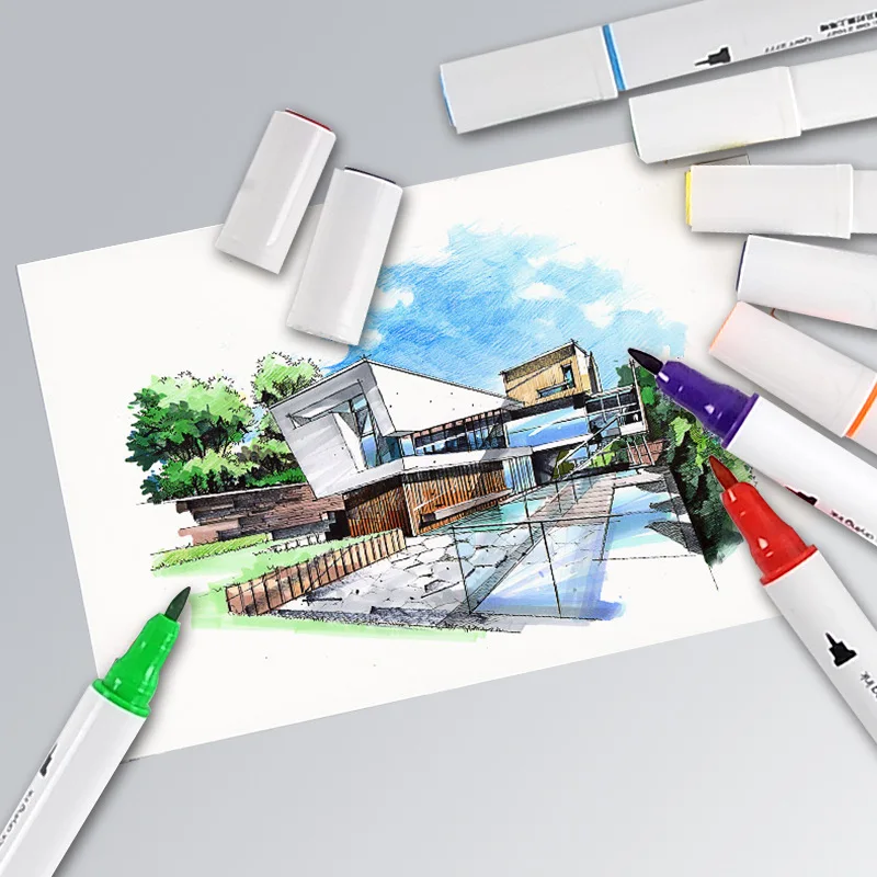 Школьная роспись граффити сделай сам двойная головка в наличии маркер тонкий