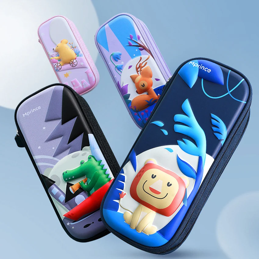 

Cute Large Capacity Boy Student Pencil Case 3D Cartoon Plastic Pencil Case EVA Pencil Case Kindergarten Children Pencil Case