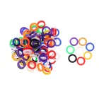 81024 шт. разноцветные эластичные Модные полые многоцветные резиновые мягкие силиконовые замки для ключей колпачки для ключей чехол для ключей
