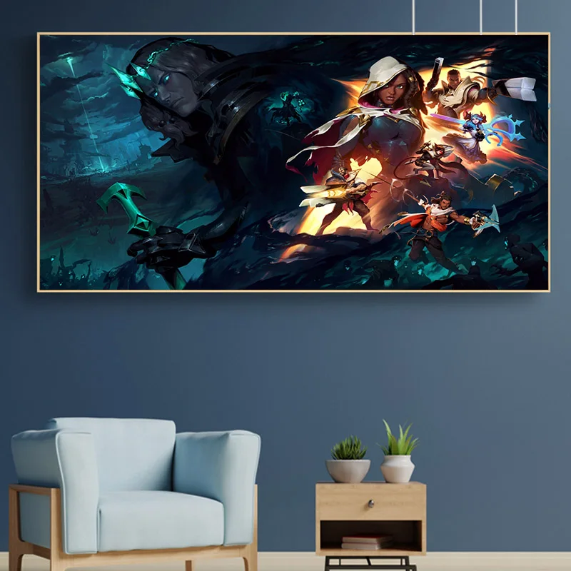 Картина маслом для украшения гостиной с изображением пейзажа/пейзажа света Viego