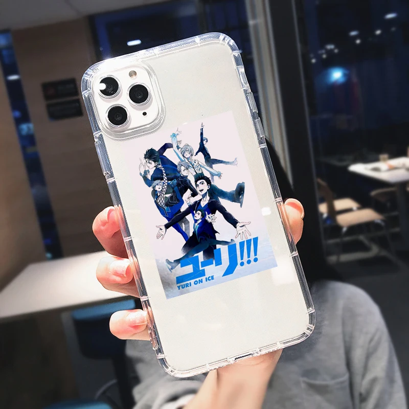 Прозрачный мягкий силиконовый чехол ZUIDID Yuri on Ice для iPhone 12 11 Pro Max XS X 8 7 SE2020 XR 6Plus |