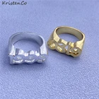 Кольцо KristenCo с персонализированным цифровым годом, позолоченное кольцо унисекс с индивидуальным номером, прекрасный модный подарок для мужчин и женщин