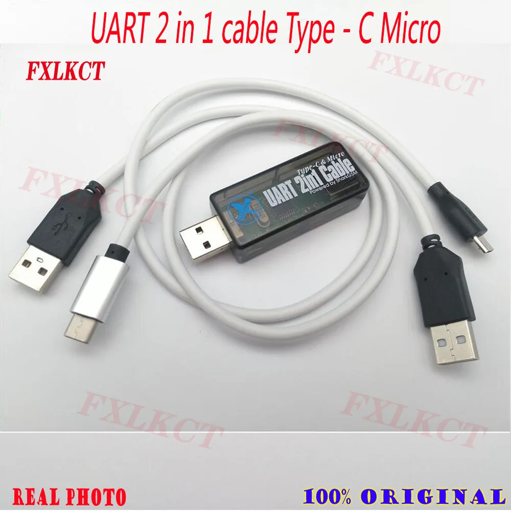 Новейший UART 2 в 1 кабель Type - C Micro для eft dongle octoplus frp chimera tools |