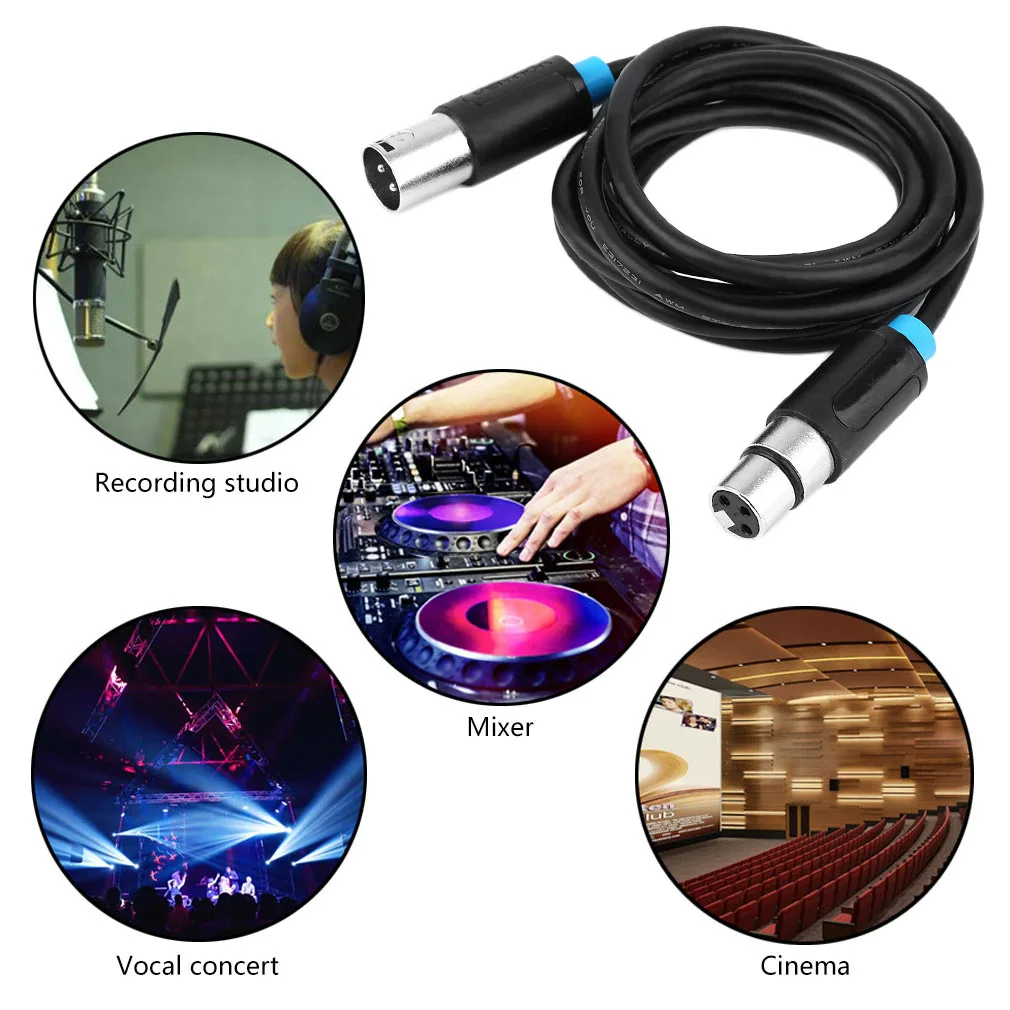 Высокое качество аудио 1 м/2 м/3M микрофонный кабель патч баланс шнуры Расширенный
