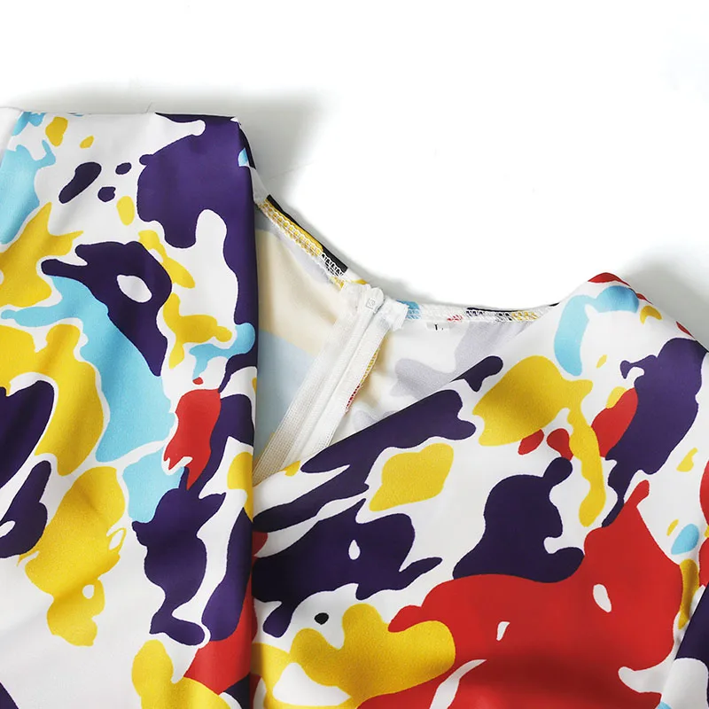 

African Plus Size Long Sleeve Print Dress Women's Africa Clothing Summer Long Maxi Dresses Ladies Ankara Fashion Party Gowns