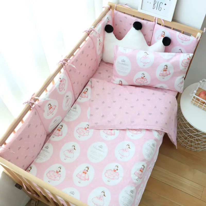 Комплект детского постельного белья из мягкого хлопка и ткани с бампером|Наборы