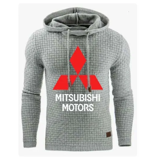 

Мужские толстовки Mitsubishi с логотипом автомобиля, Высококачественная хлопковая толстовка, модная повседневная мужская толстовка в стиле Харадзюку на весну и осень