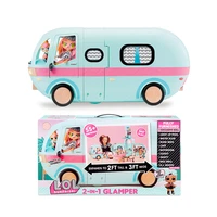 the new camping luxury motorhome set gift box camper van home gift girl toys simulated household appliances passing home abs toy