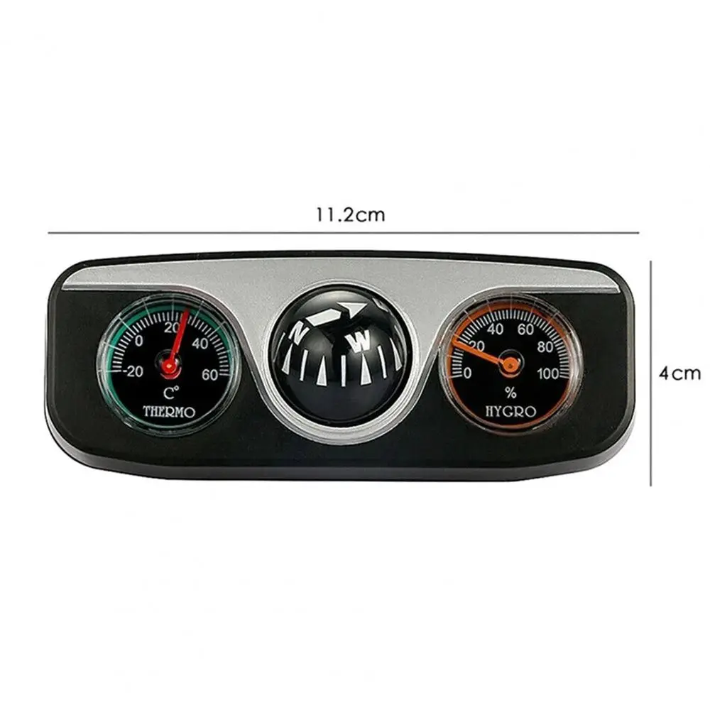 Car Accessories Map Navigation Ball Travel Vehicle Dashboard 3 in 1 Hygrometer Thermometer | Спорт и развлечения