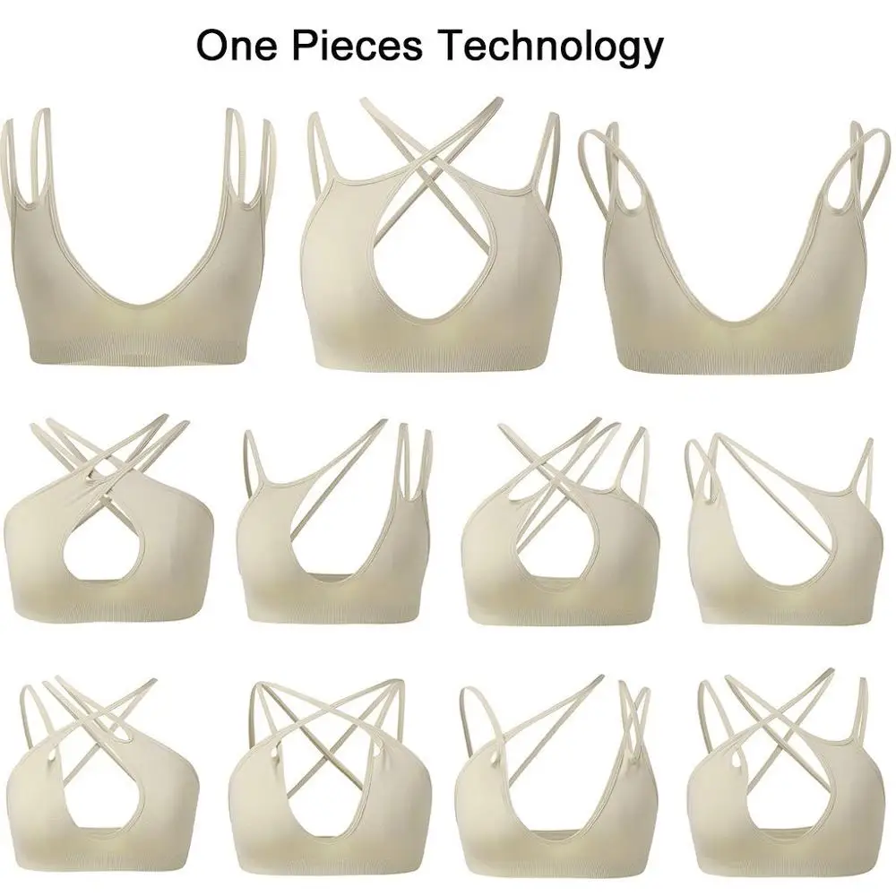 Привлекательный цельный бюстгальтер для женщин с высокой эластичностью груди