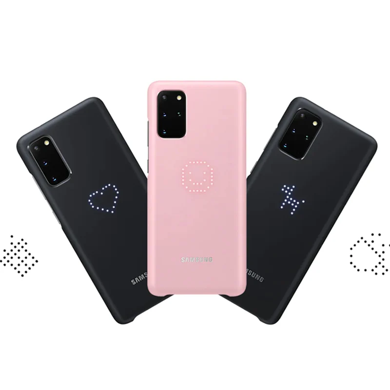 Оригинальный Смарт Чехол Samsung для Galaxy S20 Ultra + plus с эффектом эмоционального
