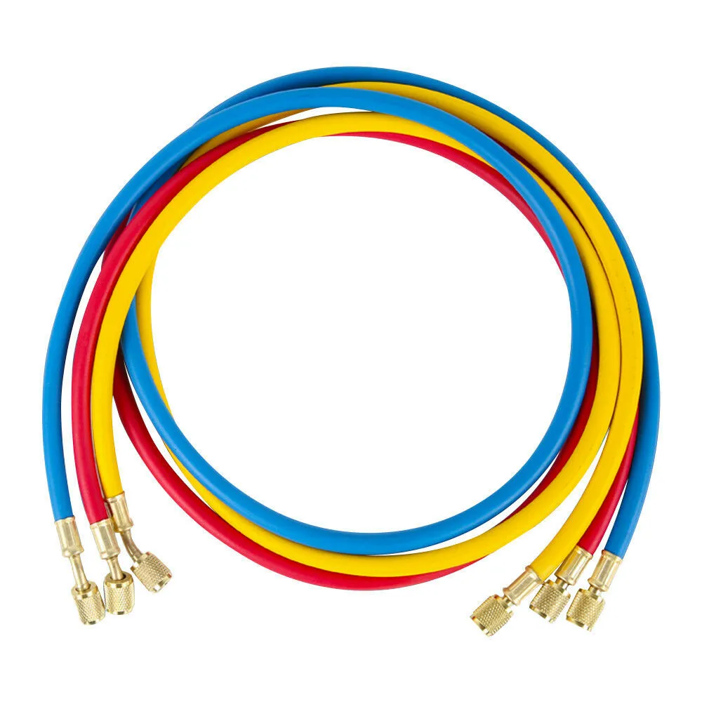 

Шланги для подзарядки R12 R134a 1/4 \ "3 шт. хладагента 5 футов на замену psi