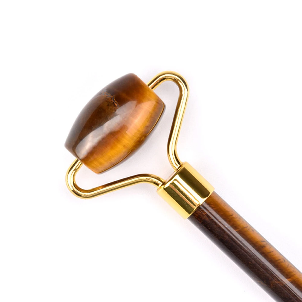 5 шт./лот природный камень тигровый глаз уход за кожей лица ролик лицом Красота