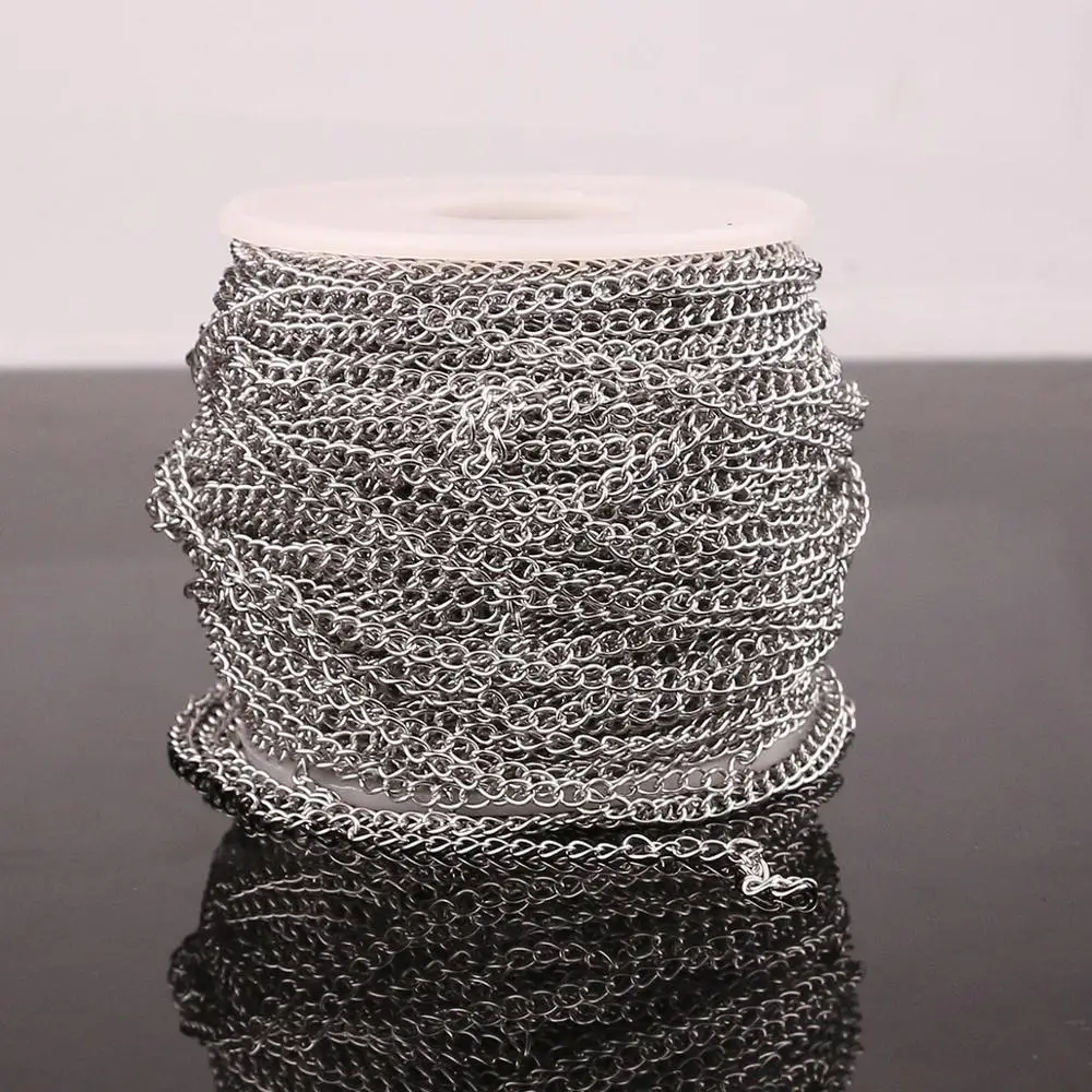 Удлинительная цепь из нержавеющей стали для изготовления ювелирных изделий
