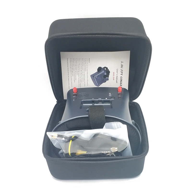 LS 008D 5 8G FPV Googles VR очки высокого качества 40CH с 2000mA батареей DVR разнообразие для