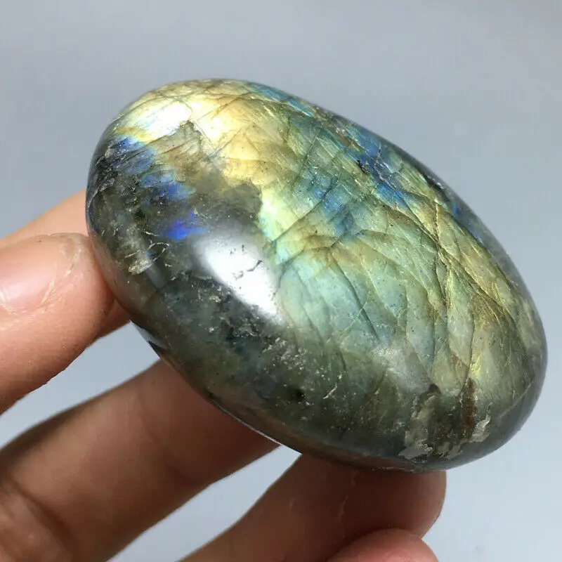 

81g BEATIFUL labradorite QUARTZ polished HEALING free body Madagascar Reiki