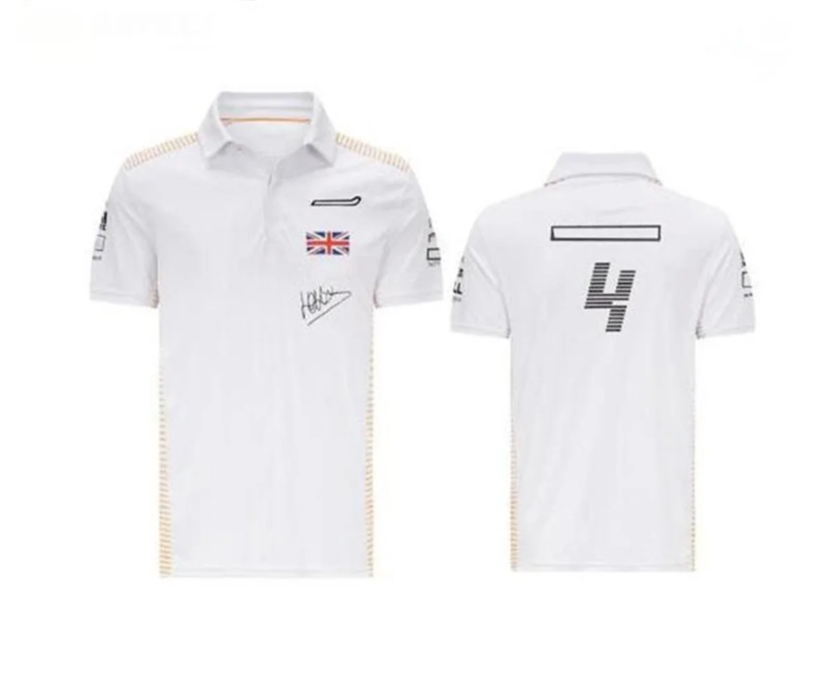 

Рубашка-поло Формула 1 гоночная Униформа команды на заказ сезон 2021 F1 футболка с короткими рукавами и лацканами