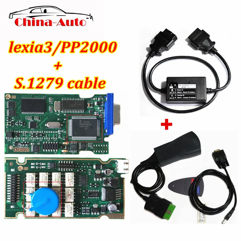 Lexia3 Diagbox v7.83 921815C полный чипы S.1279 интерфейс сканер инструмент для P/C транспортного