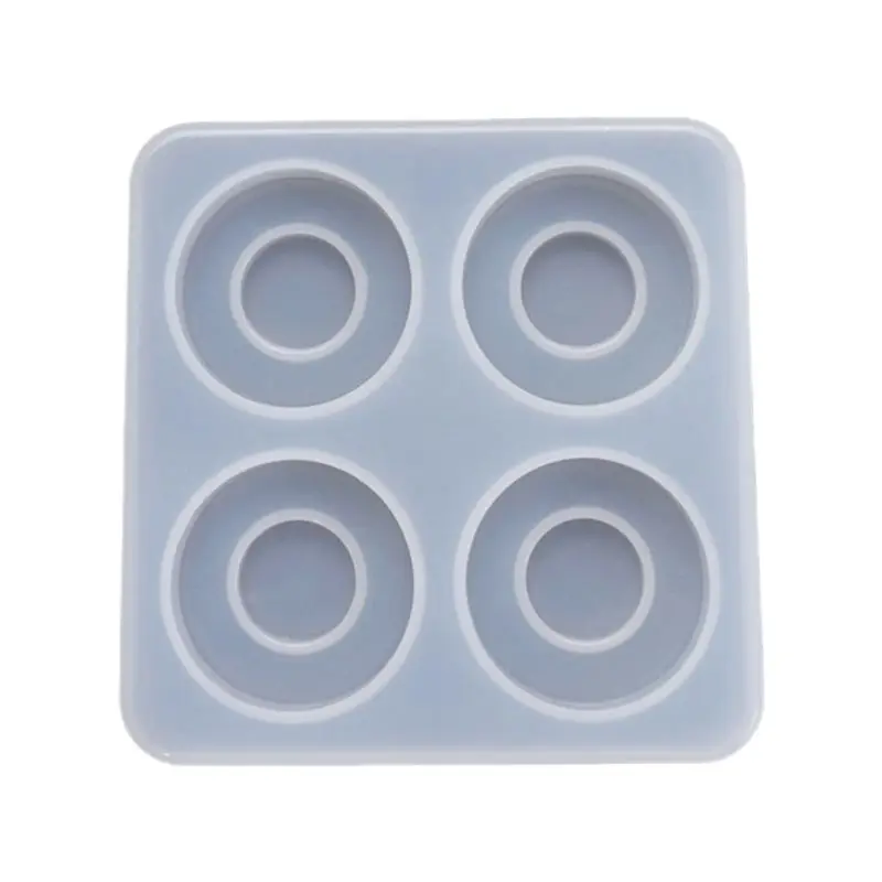 

New Silicone Crystal Epoxy Resin Mold Round Drawer Handle Casting Mould Handmade DIY Crafts Decoration Making Tools