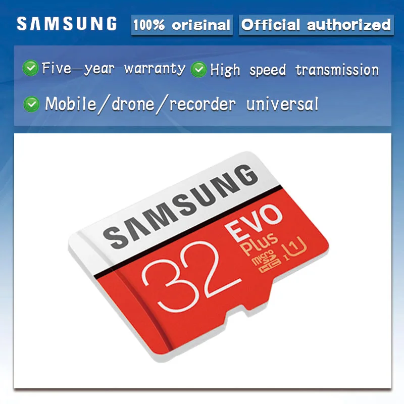 SAMSUNG карта памяти класс 10 256 ГБ 32 64 128 16 ГБ|10 micro sd|class sdmicro sd c10 |