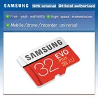 Карта памяти SAMSUNG SDHC, SDXC, Micro SD, класс 10, 256 ГБ, 32 ГБ, 64 ГБ, 128 ГБ, 16 ГБ, 80, МБс. EVO +