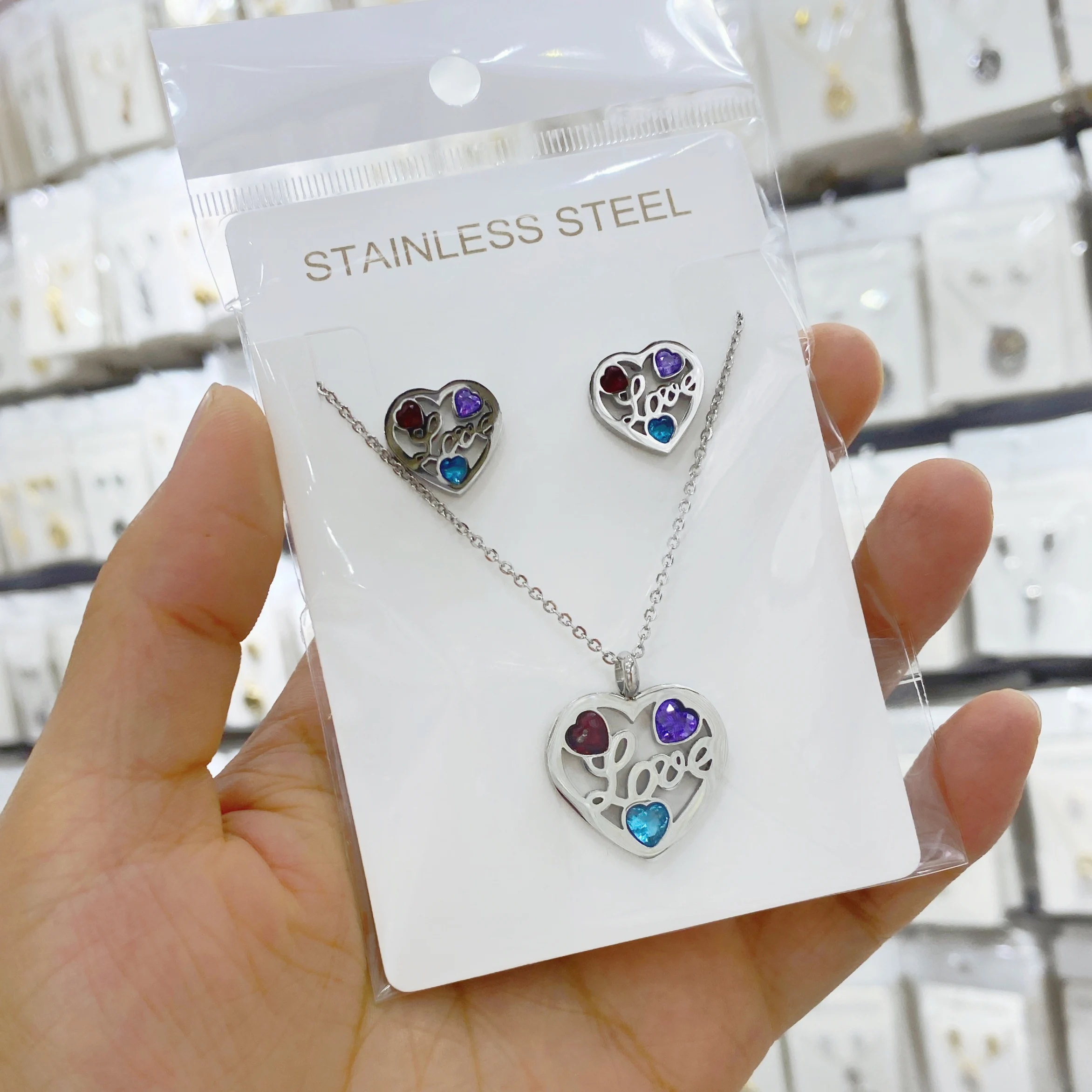 2020 New zircon Heart Necklaces For Women Jewelry Golden Chain Choker Necklace Pendant Female Gifts | Украшения и аксессуары