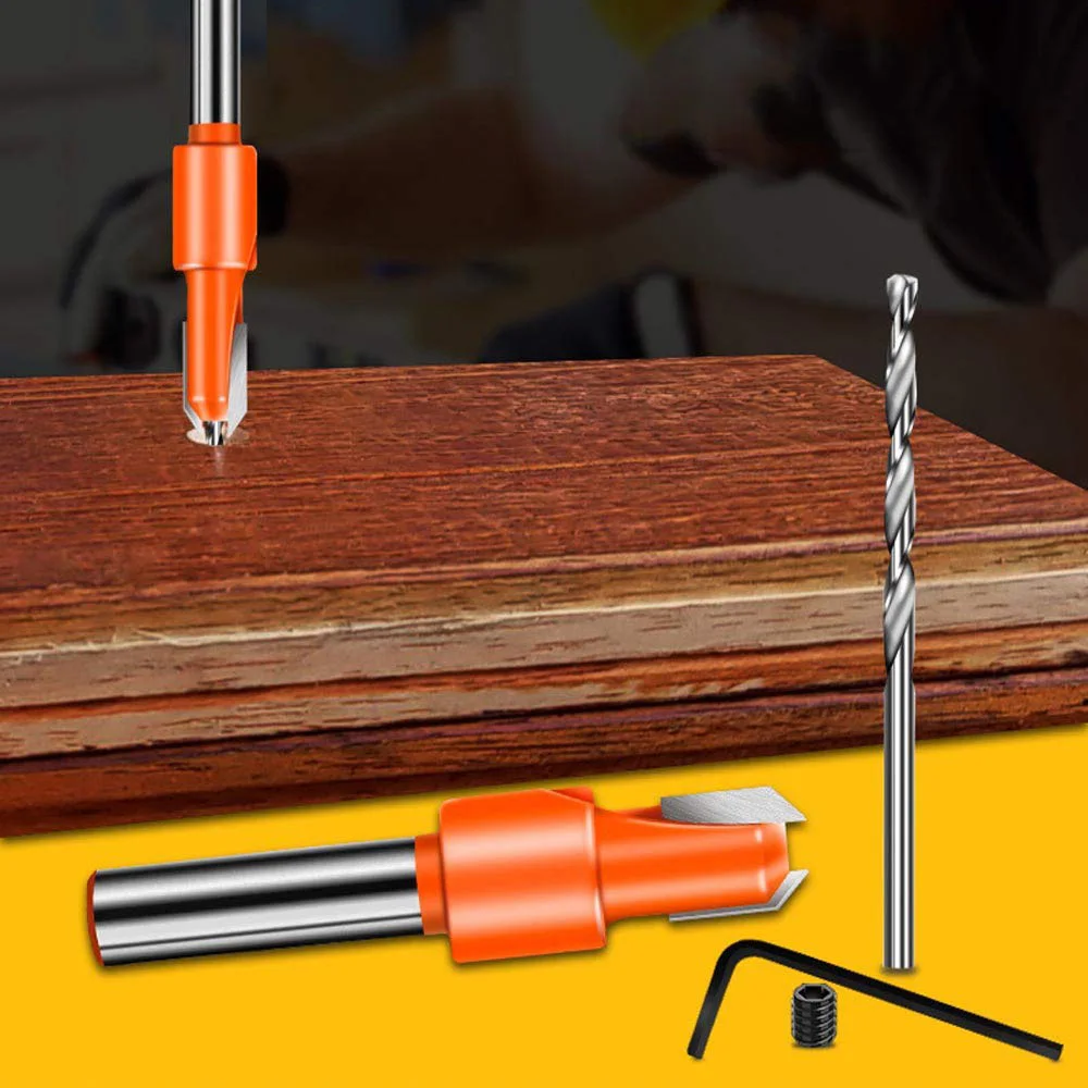Набор сверл для столярной пилы инструмент резки резьбы конический Жесткий