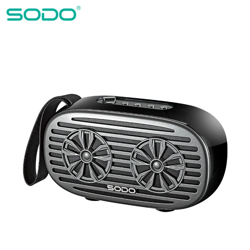 

Портативная колонка SODO V4.2, беспроводная, Bluetooth, со звуком HD и басами, совместима с телефоном, планшетом, ТВ
