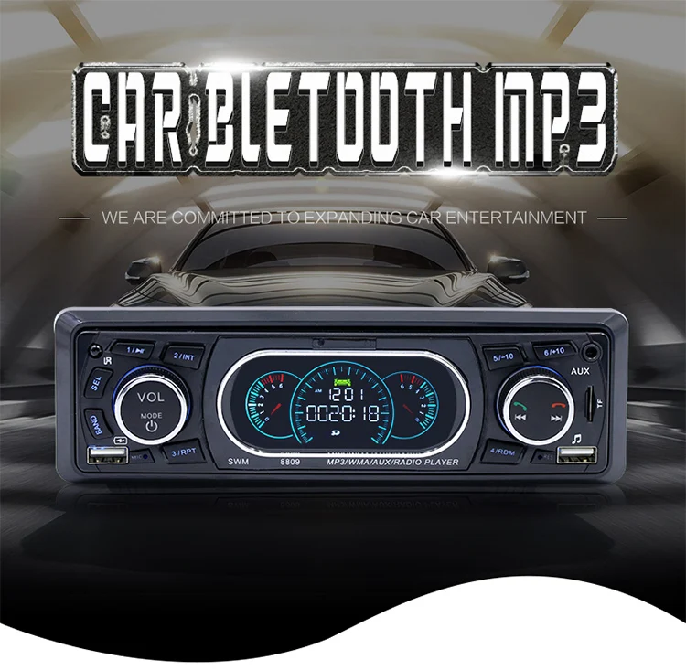 Onever Car Radio 1 Din 12V Bluetooth Stereo LCD Display Autoradio FM Aux Input Receiver USB MP3 60W X 4 High Power Output EQ | Автомобили
