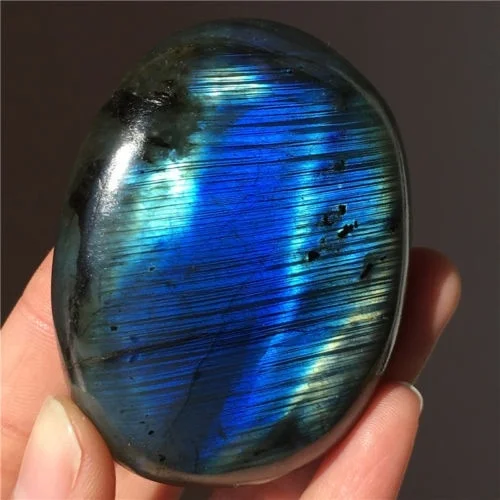

Natural Labradorite Crystal Rough Polished From Madagascar