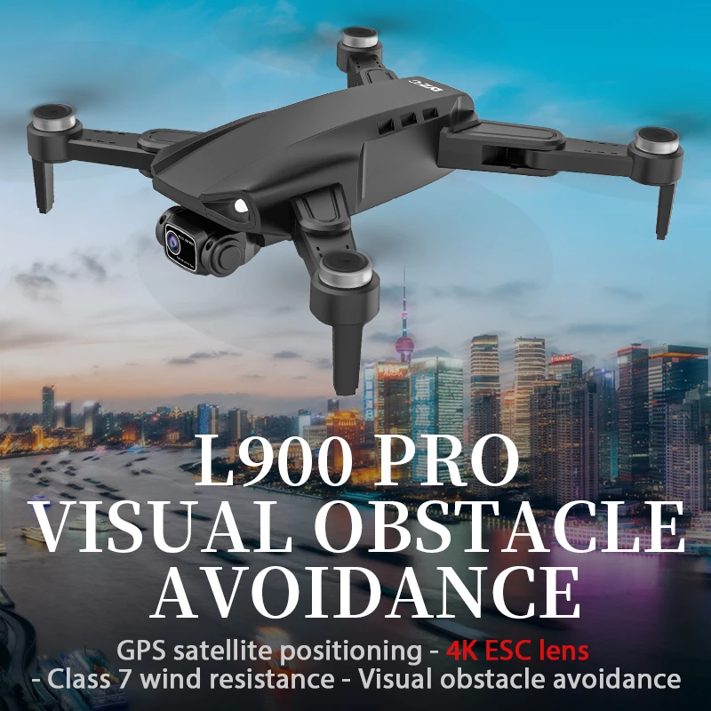 L900 Pro SE 4K HD Camera Drone 5G Wifi GPS Visual Obstacle Avoidance 1200M Distance 25mins Brushless Motor Quadcopter | Электроника