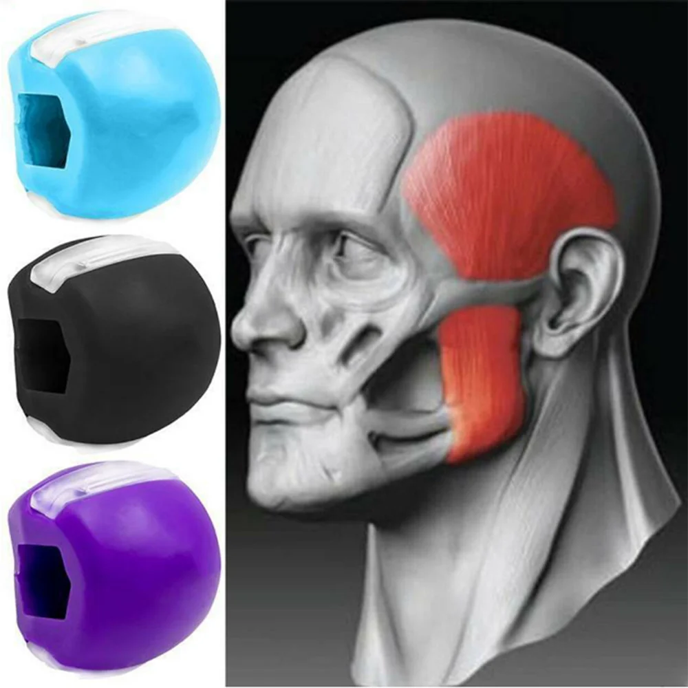 

Face Masseter Men Mouth Jawline Jaw Muscle Exerciser Chew Ball Facial Mandibular Trainer Chew Bite Breaker Thin Face