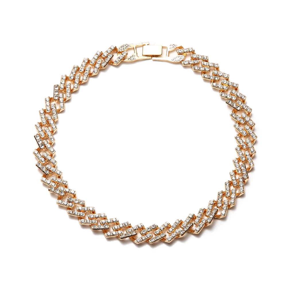 Ожерелье из кубинской цепи для женщин и мужчин Ювелирное Украшение в стиле