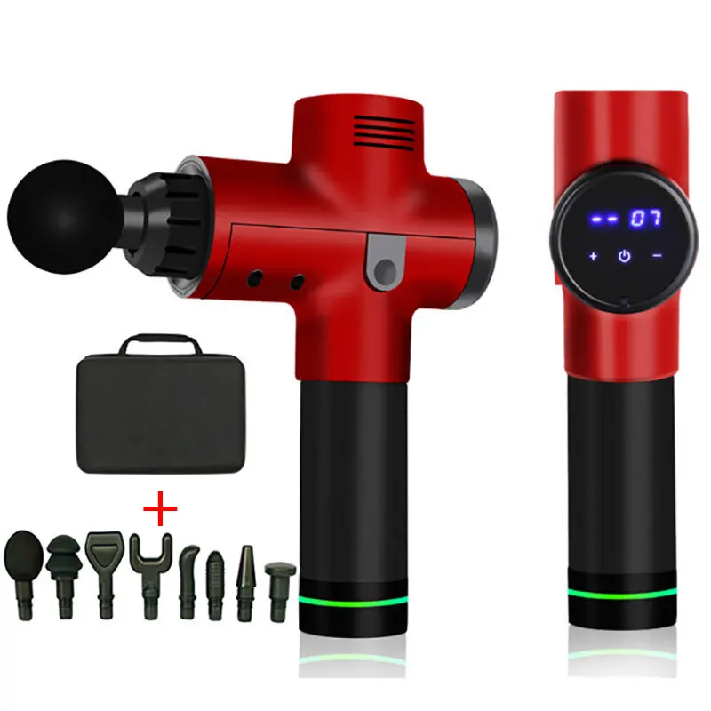 

LCD Electric massage Fascia Gun Slimming Body Muscle Relaxation for Neck back foot leg shoulder Massager massage Gun percussion