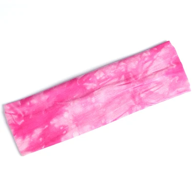 Tie Dye Велоспорт Йога Спортивная Повязка от пота мужчины Sweatband для мужчин женщин головные повязки для йоги головы Налобные повязки Спортивная безопасность