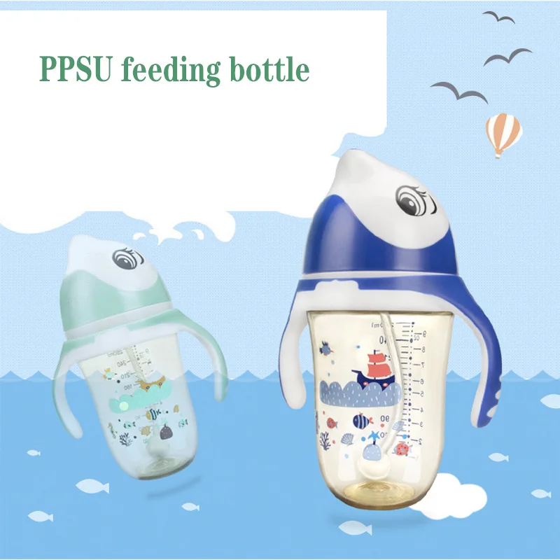 Детские PPSU 280 мл бутылочки для кормления и соски поилки Бутылочки молока кормящих