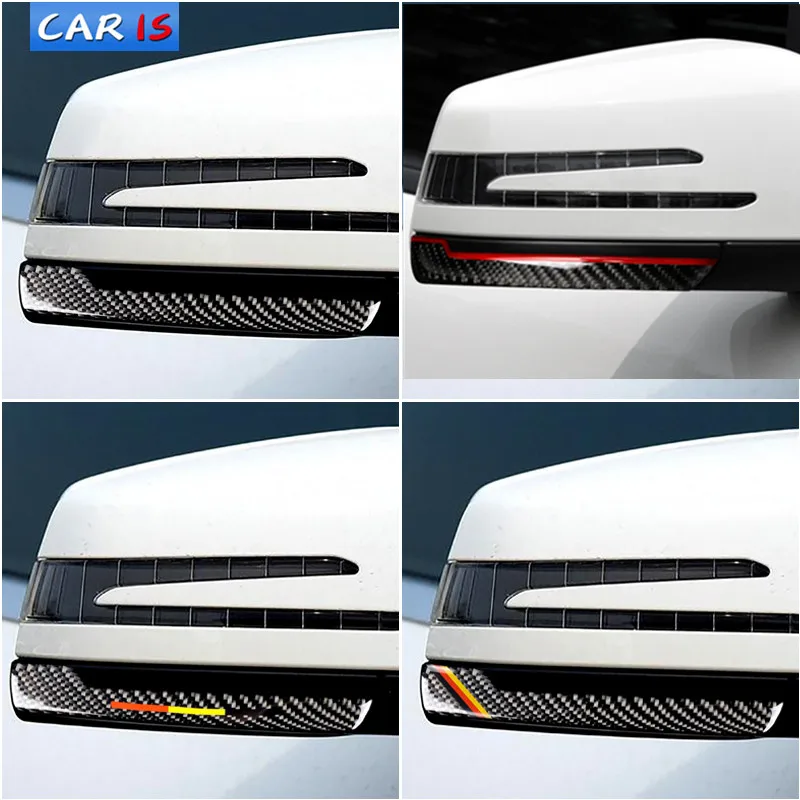 Наклейки для зеркала заднего вида из углеродного волокна Противоударные