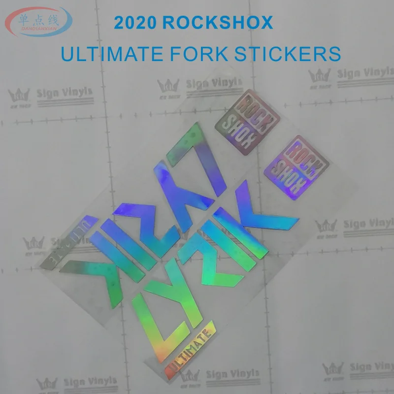 2020 новый бренд Щука SID LYRIK ROCKSHOX наклейки на вилке велосипедная Рама MTB декорация