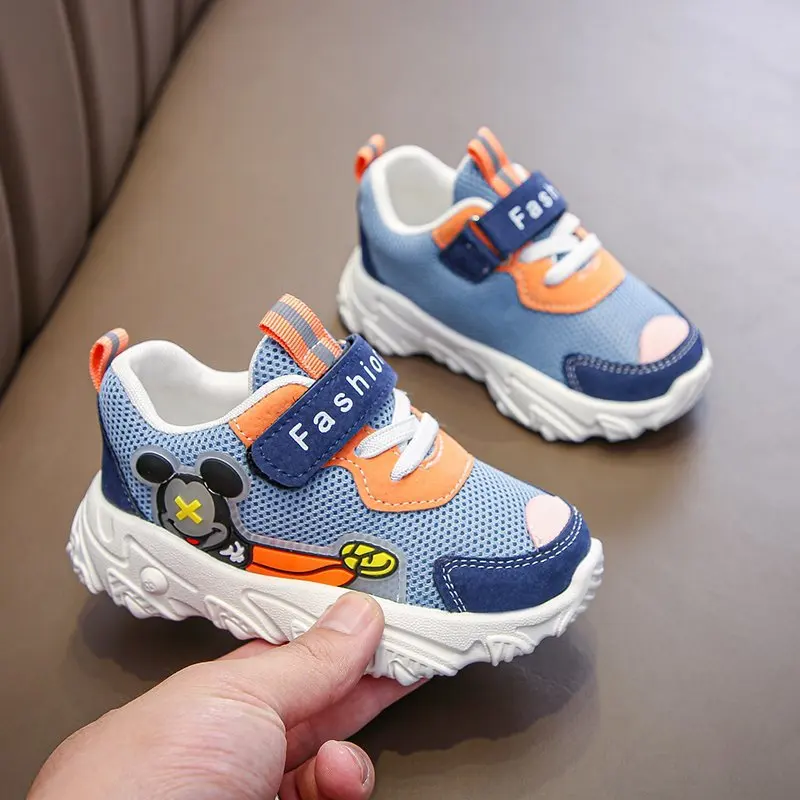 

Spring and autumn children's sports casual shoes breathable children's shoes non-slip boys and girls sports shoes wholesale