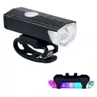 Велосипедный фонарь Farol светильник фонарь с зарядкой от USB, комплект для горного велосипеда, передняя и задняя фары, лампа-вспышка, аксессуары