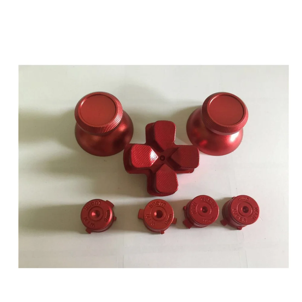 100 компл. Металлический аналоговый джойстик колпачки для джойстика + кнопки Dpad Sony