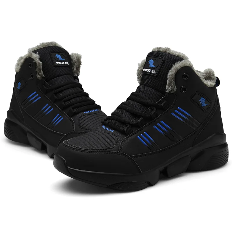 Зимние ботинки мужские уличные очень теплые зимние Водонепроницаемая