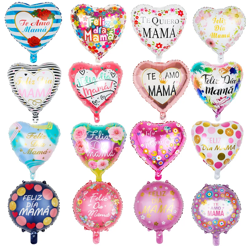 Воздушные шары из фольги TE AMO MAMA 18 дюймов 1 шт. |