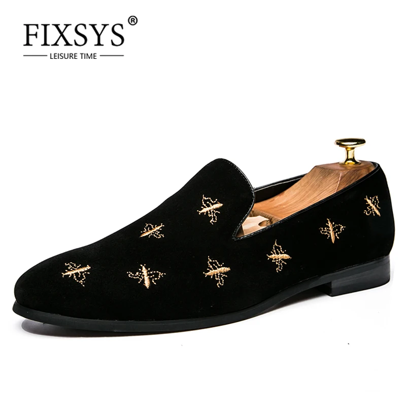 FIXSYS/Брендовые мужские замшевые лоферы Роскошные Дизайнерские Мокасины с