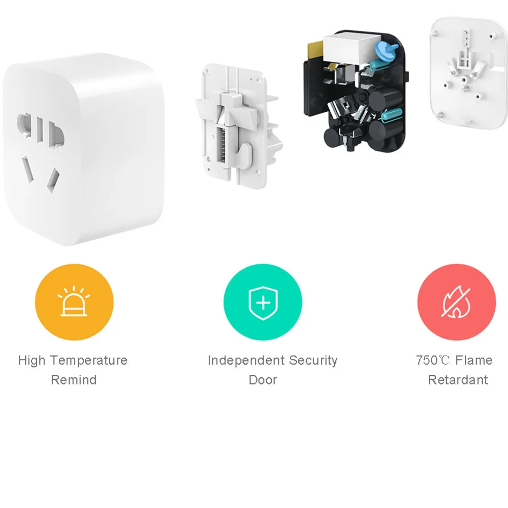 Xiao mi jia умная розетка Улучшенная Zigbee/основное гнездо двойной Usb быстрое зарядное устройство mi Home Usb Беспроводной Wi-Fi приложение управление