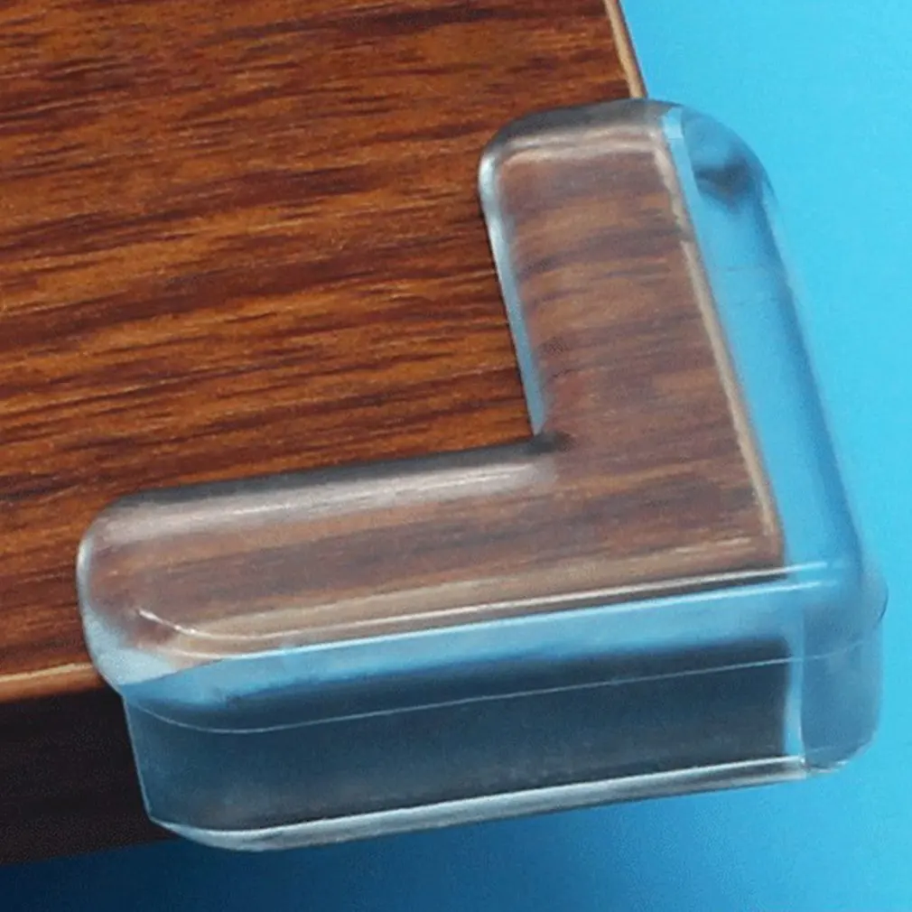 

Children Safety L-shaped Anti-collision Corner Guard Infant Protective Corner Transparent Furniture Corner Guard