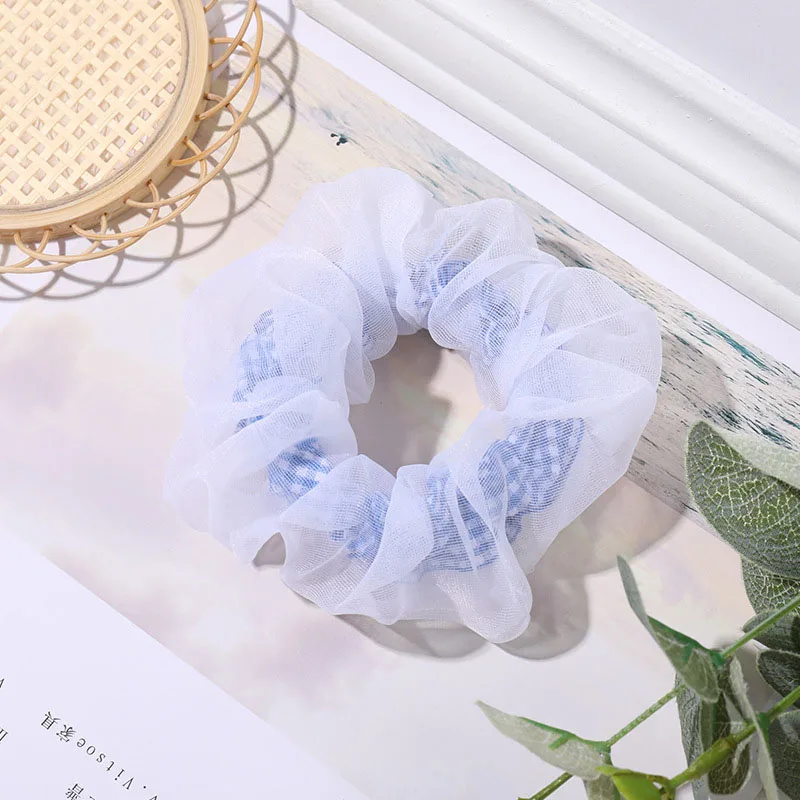 Женские резинки для волос с ромашками эластичные в цветочек 4 шт./компл. - купить