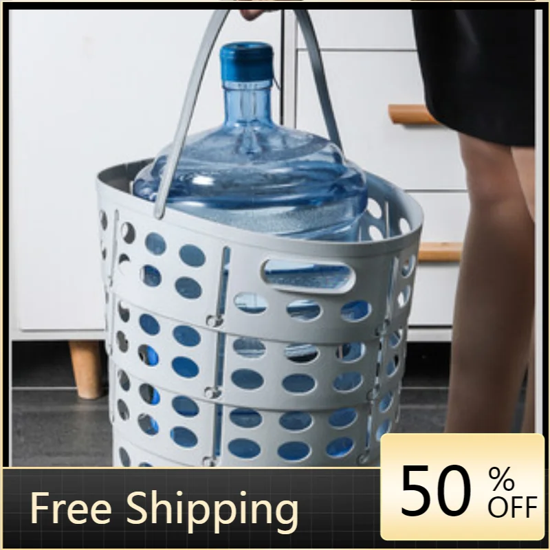 

Laundry Bathroom Storage Basket Foldable Large Laundry Home Storage Basket Plastic Dirty Clothes Cesto Storage Containers 60AA01